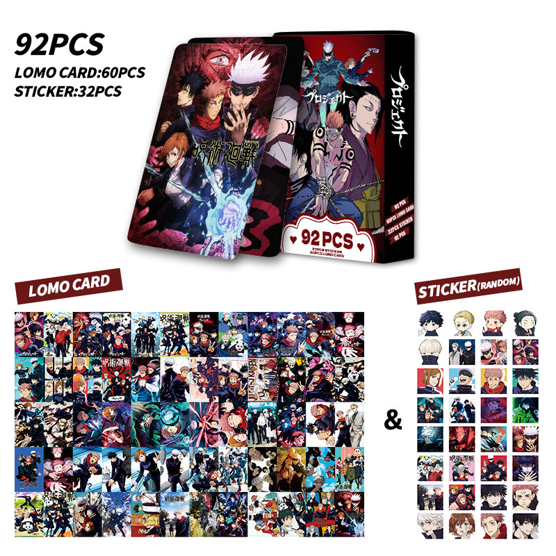92 Pcs Cards Jujutsu Kaisen Do - Anime Jujutsu Kaisen Merchandise review and price