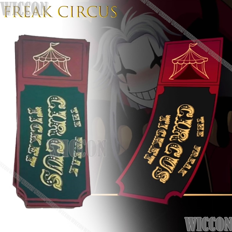 Freak Circus Ticket Card Red G - Anime Merchandise For Women review and price