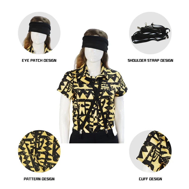 Eleven Yellow Shirt Belts Cosp - Anime Merchandise For Women review and price