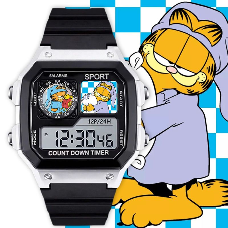 Garfield cartoon cute student  - Anime Merchandise For Girls review and price