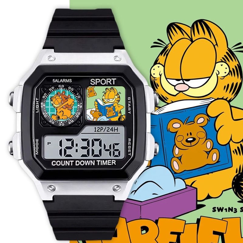 Garfield cartoon cute student  - Anime Merchandise For Girls review and price