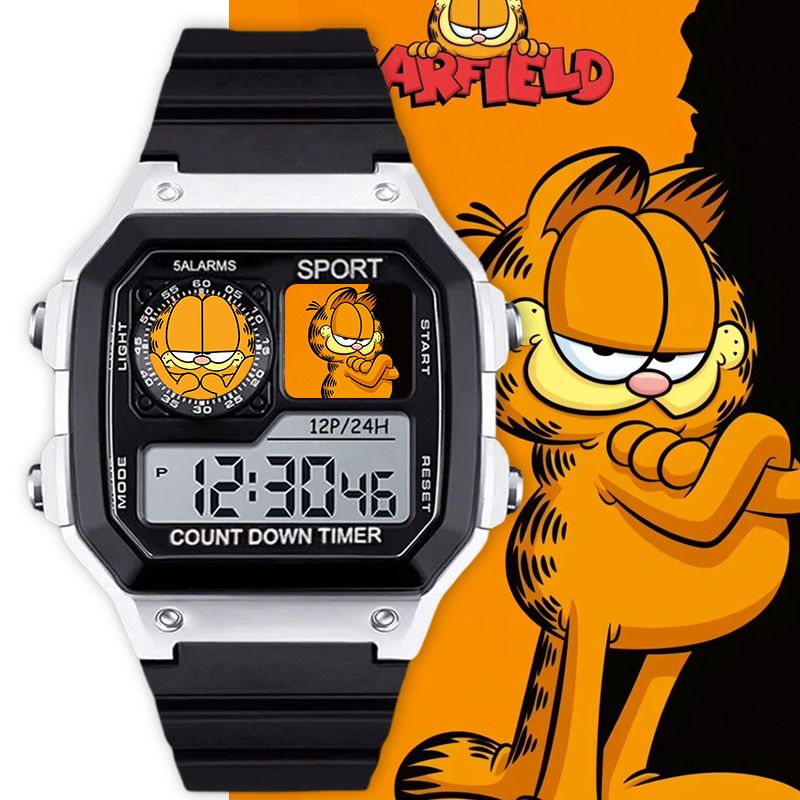 Garfield cartoon cute student  - Anime Merchandise For Girls review and price