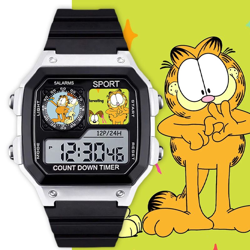 Garfield cartoon cute student  - Anime Merchandise For Girls review and price